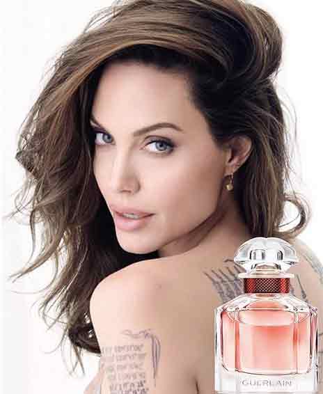 Angelina Jolie Guerlain Mon Bloom of Rose Eau De Parfum Spray for Women